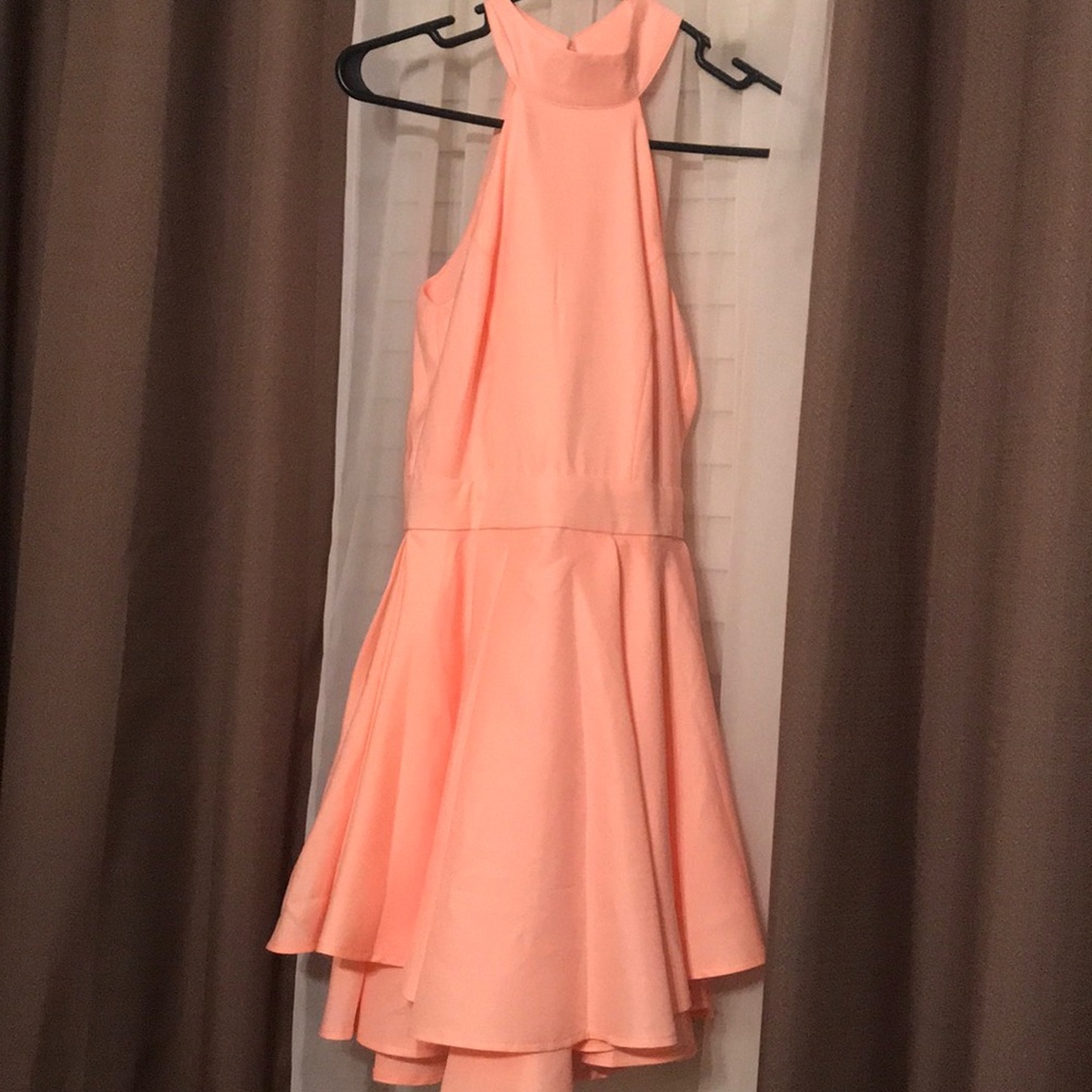 Coral /peach skater dress